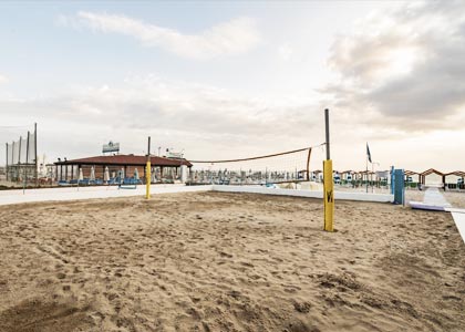 Beach volley field