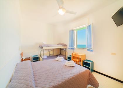 Bedroom with bunk beds