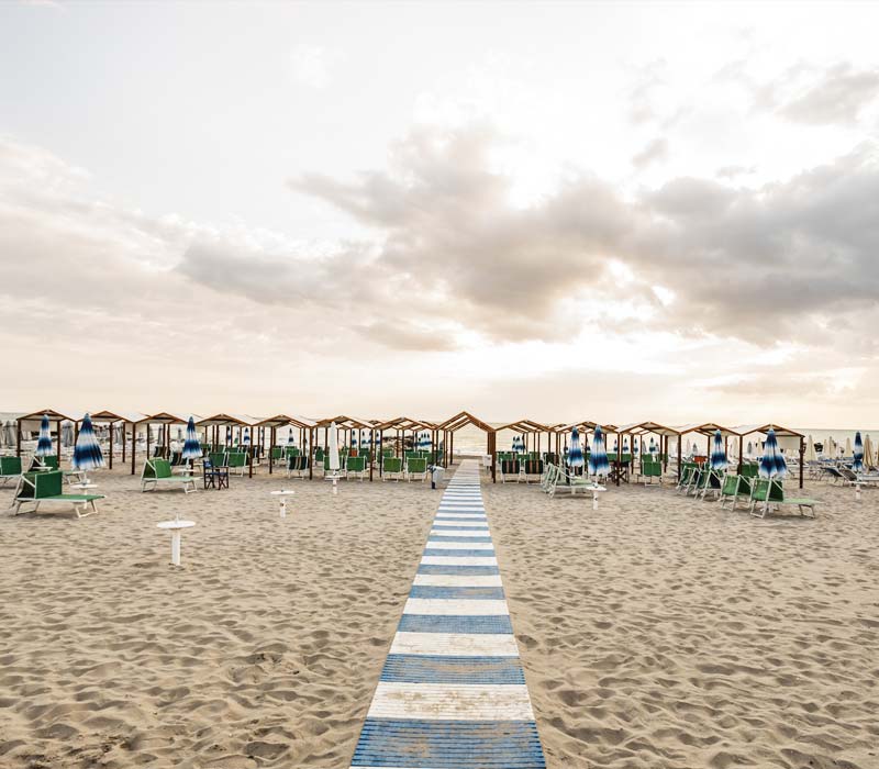 Direttamente sulla spiaggia