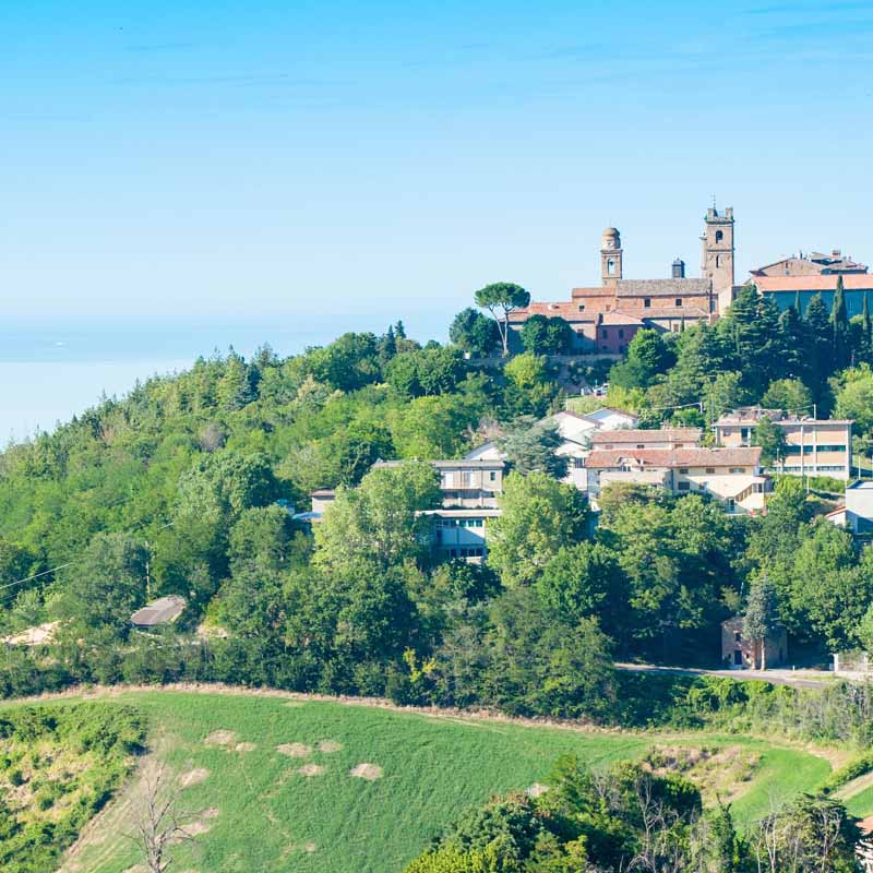 La galleria d’arte del borgo di Saludecio 